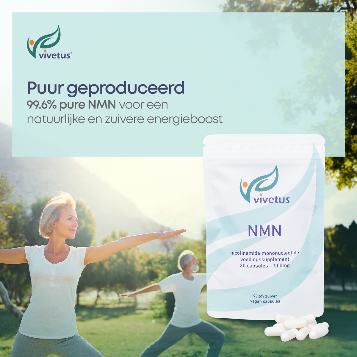 Vivetus® NMN (60 capsule da 250mg) Potenziatore NAD+