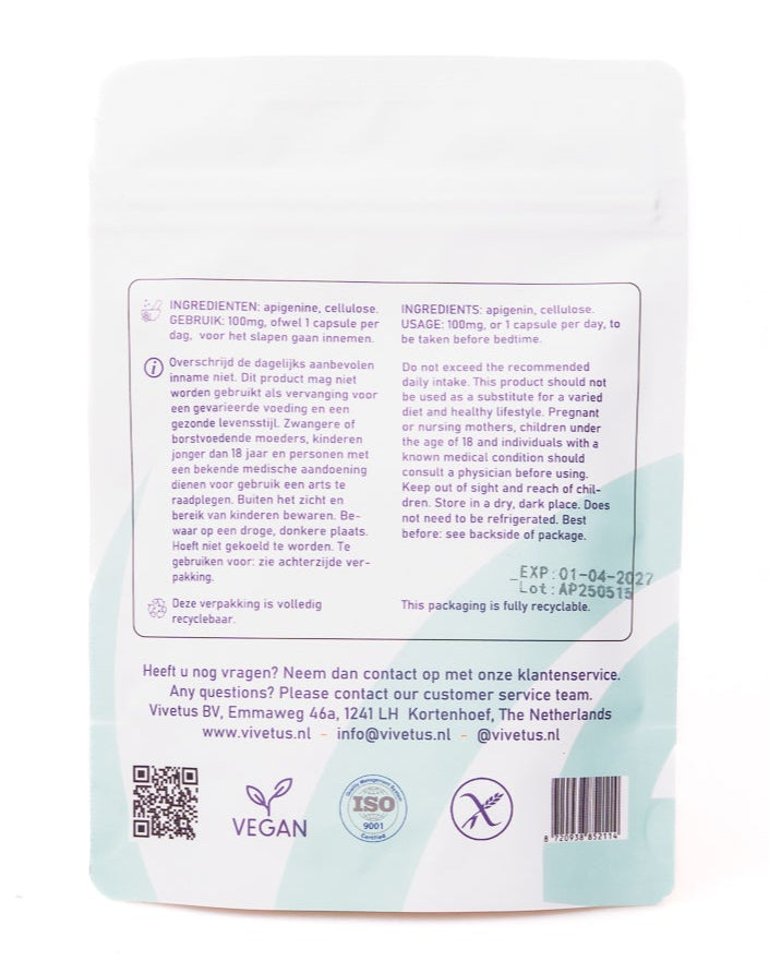 Vivetus® Apigenin - 60 capsules - 100mg