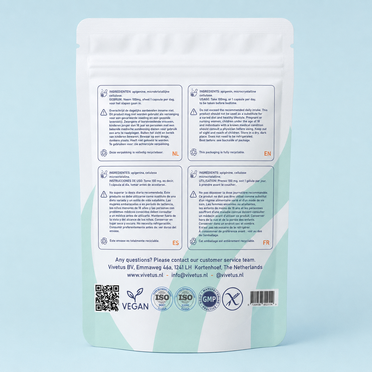 Vivetus® Apigenina - 60 capsule - 100mg