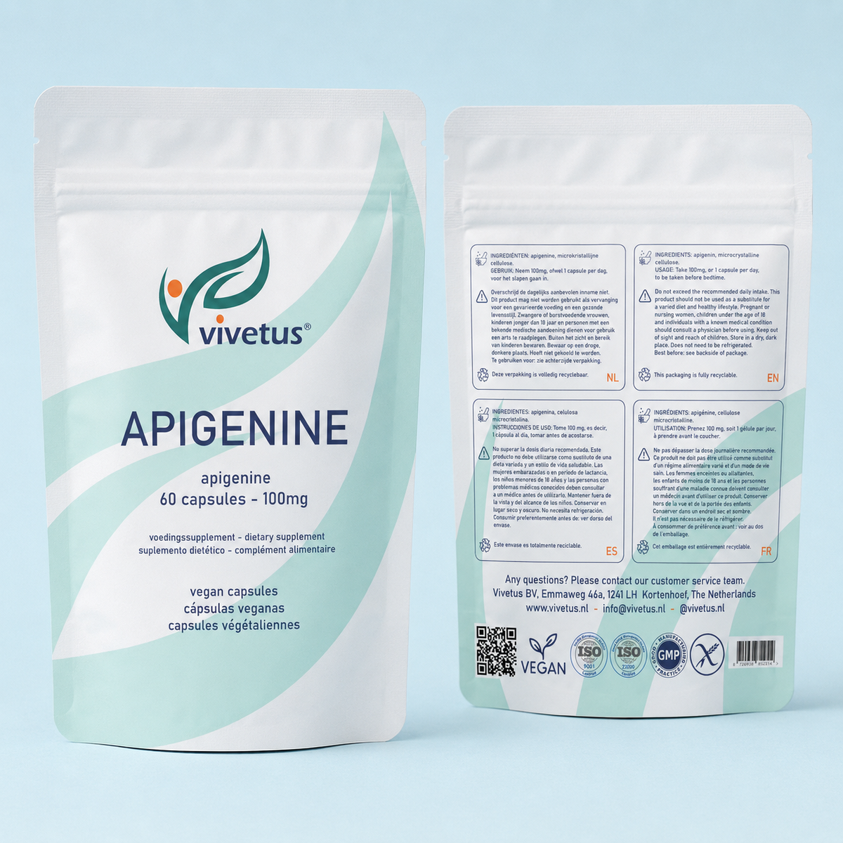 Vivetus® Apigenina - 60 capsule - 100mg  