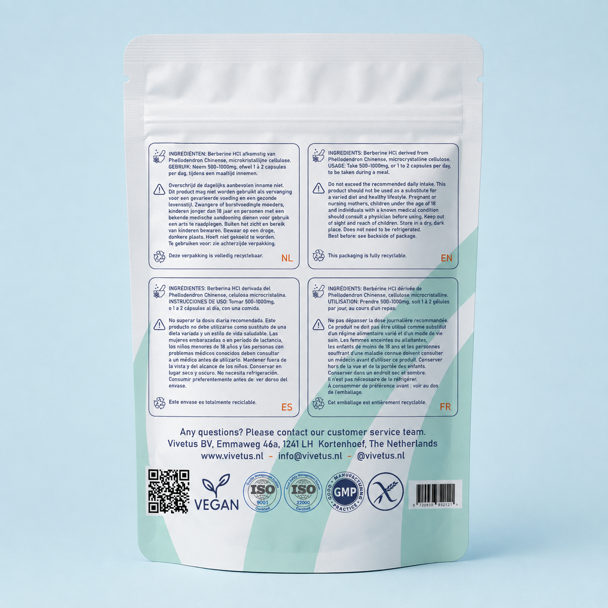 Vivetus® Berberina - 60 capsule - 500mg  
