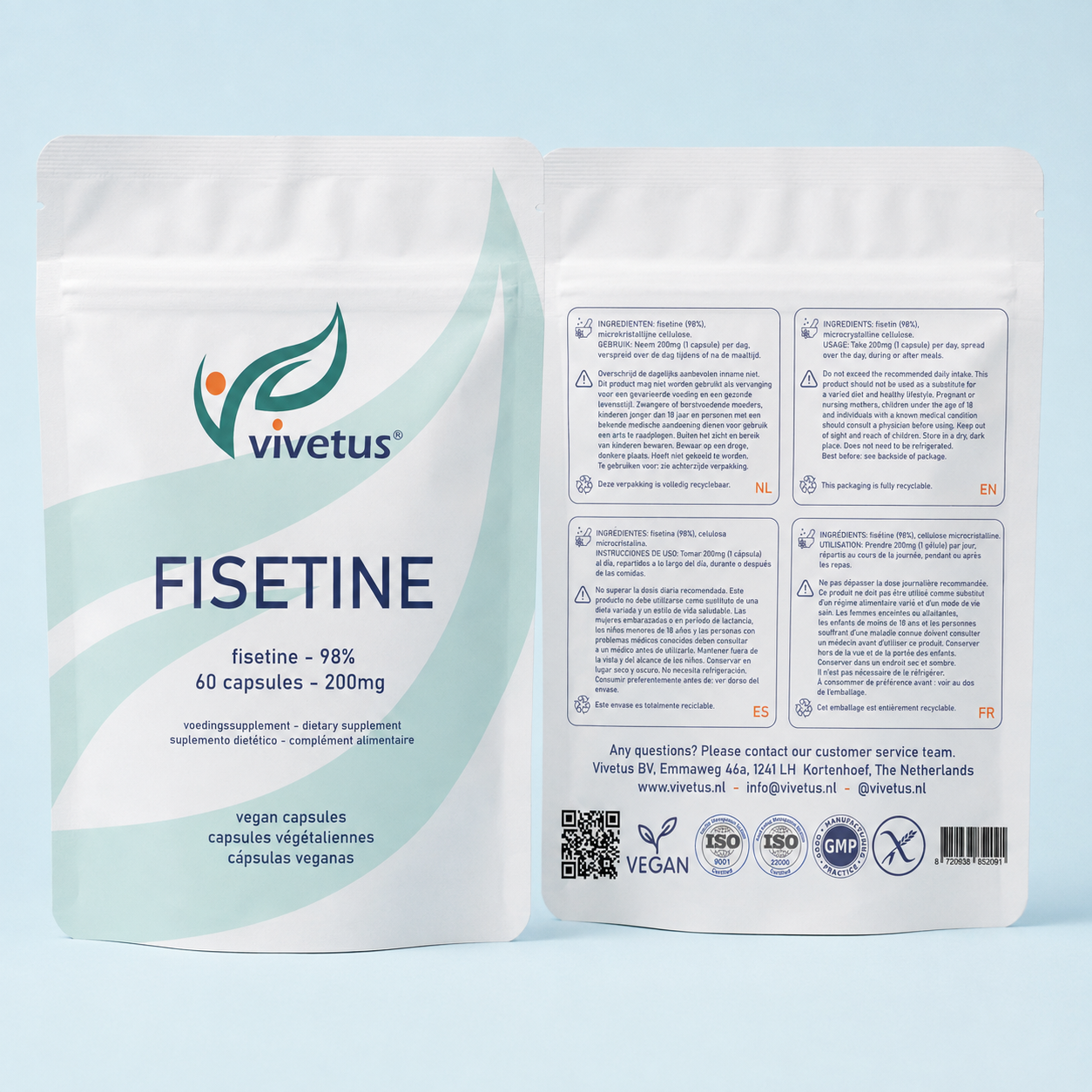 Vivetus® Fisetina - 60 capsule - 200mg  