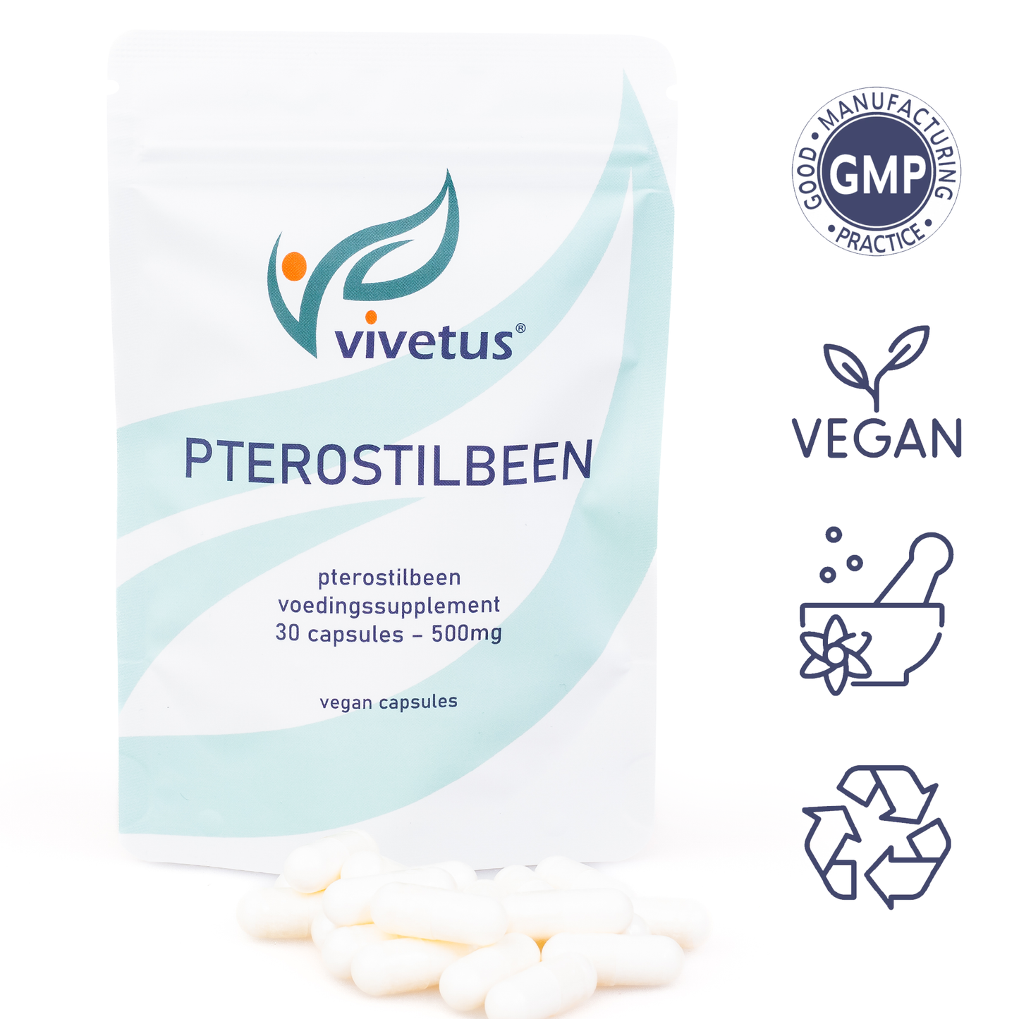 Vivetus® Pterostilbeen - 30 capsules - 500mg