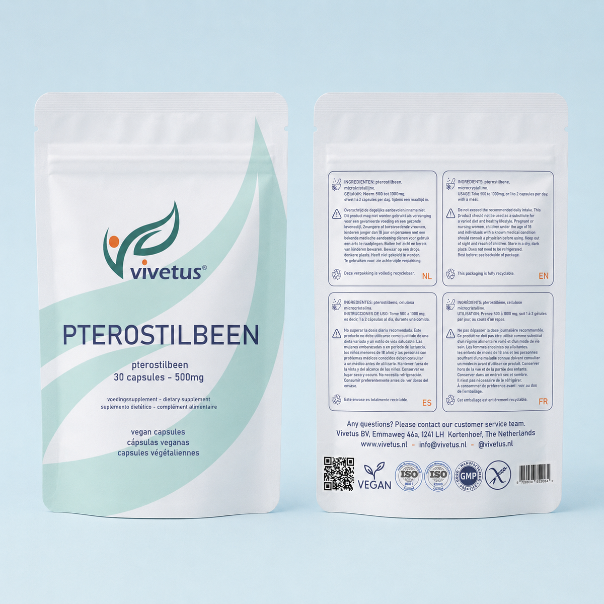 Vivetus® Pterostilbene - 30 capsule - 500mg  