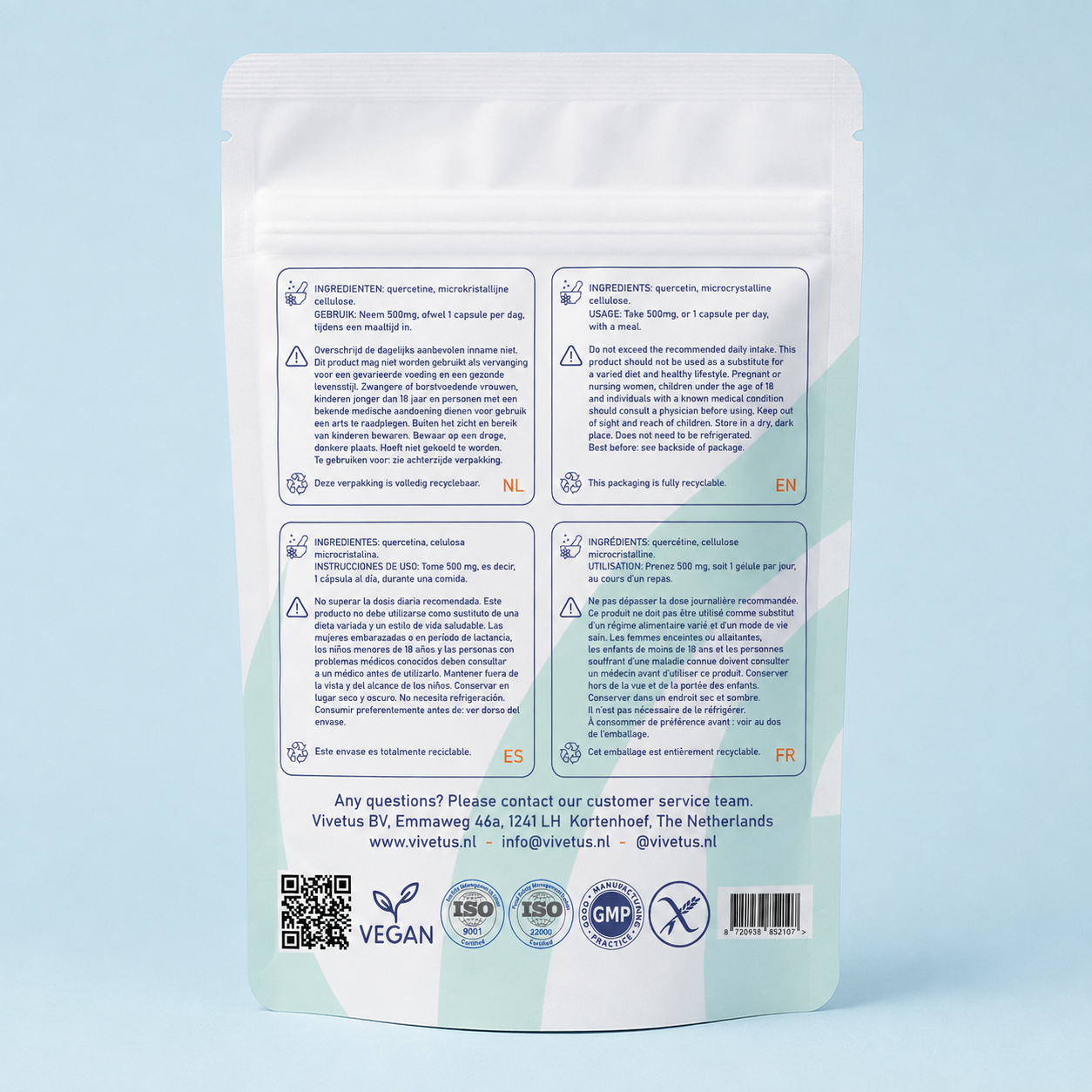 Vivetus® Quercetina - 60 capsule - 500mg  